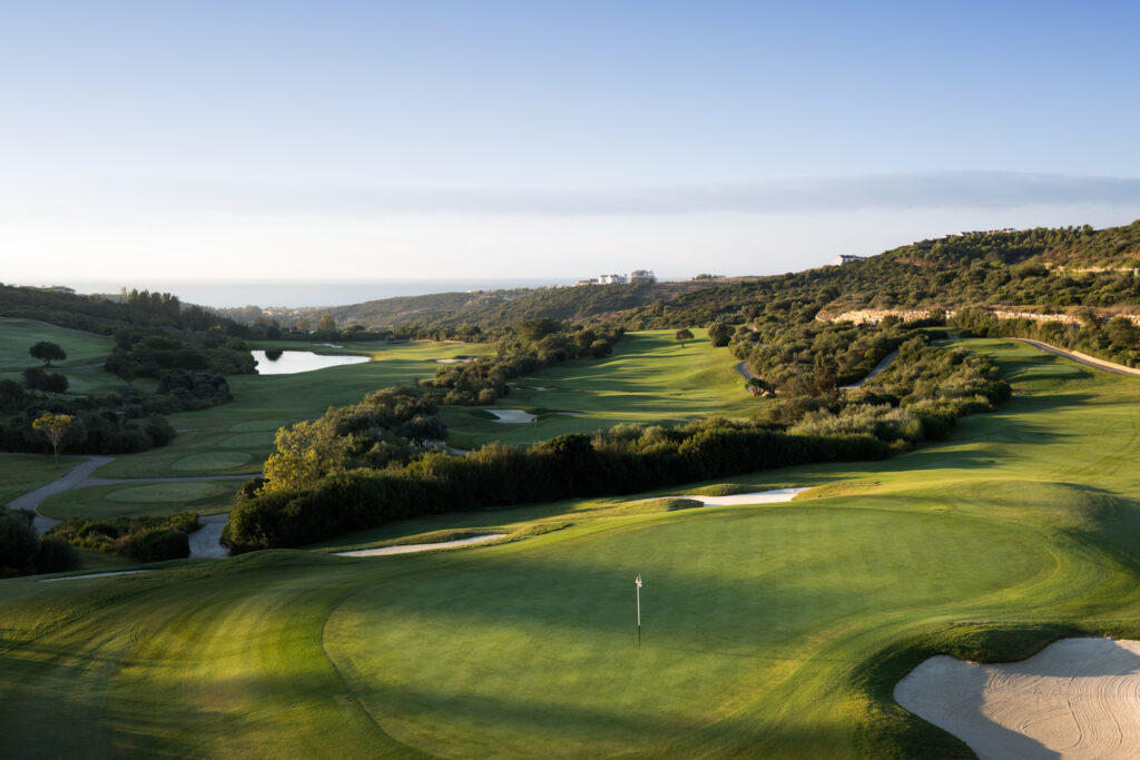 Aerial view of Finca Cortesin Golf Course