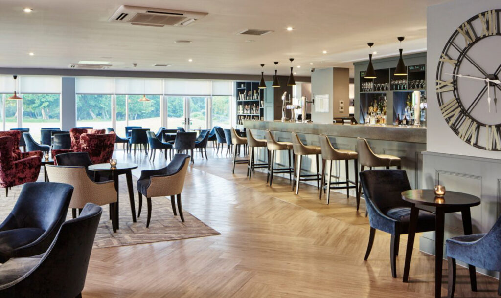 Indoor bar at Formby Hall Golf Resort & Spa