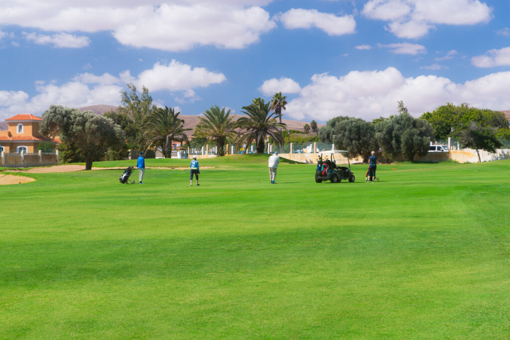 People playing golf at Fuerteventura Golf Club