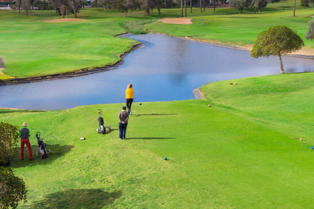 People playing golf at Fuerteventura Golf Club