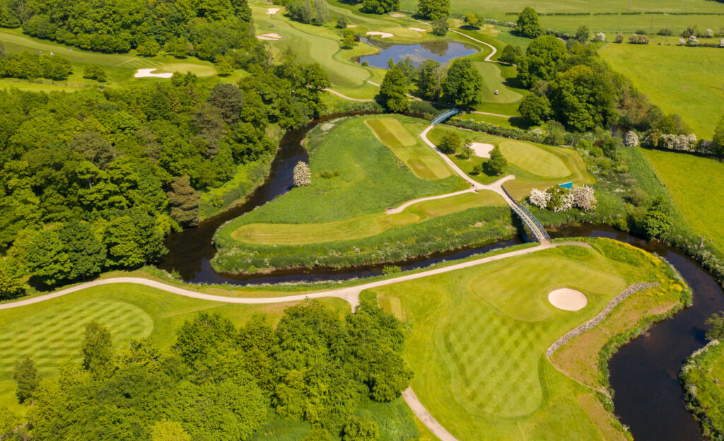 Aerial view of Galgorm Championship Course