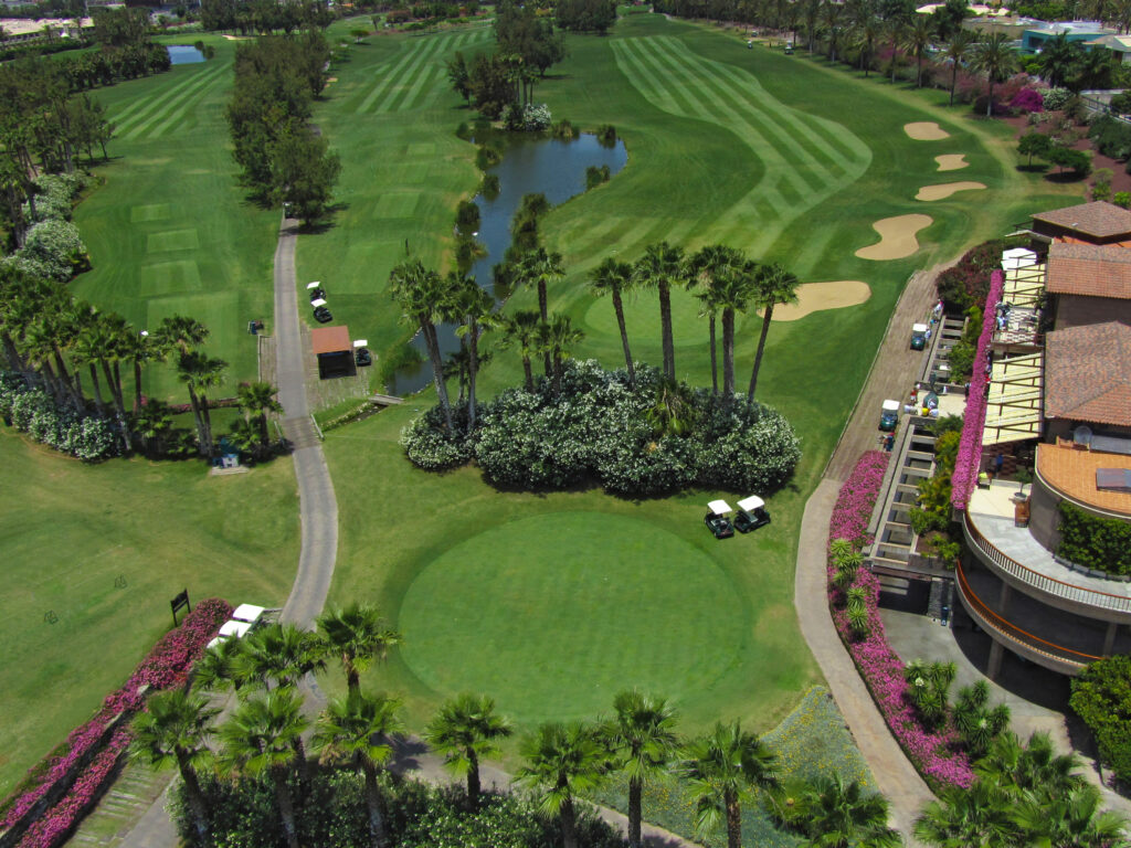 Aerial view of Golf Las Americas