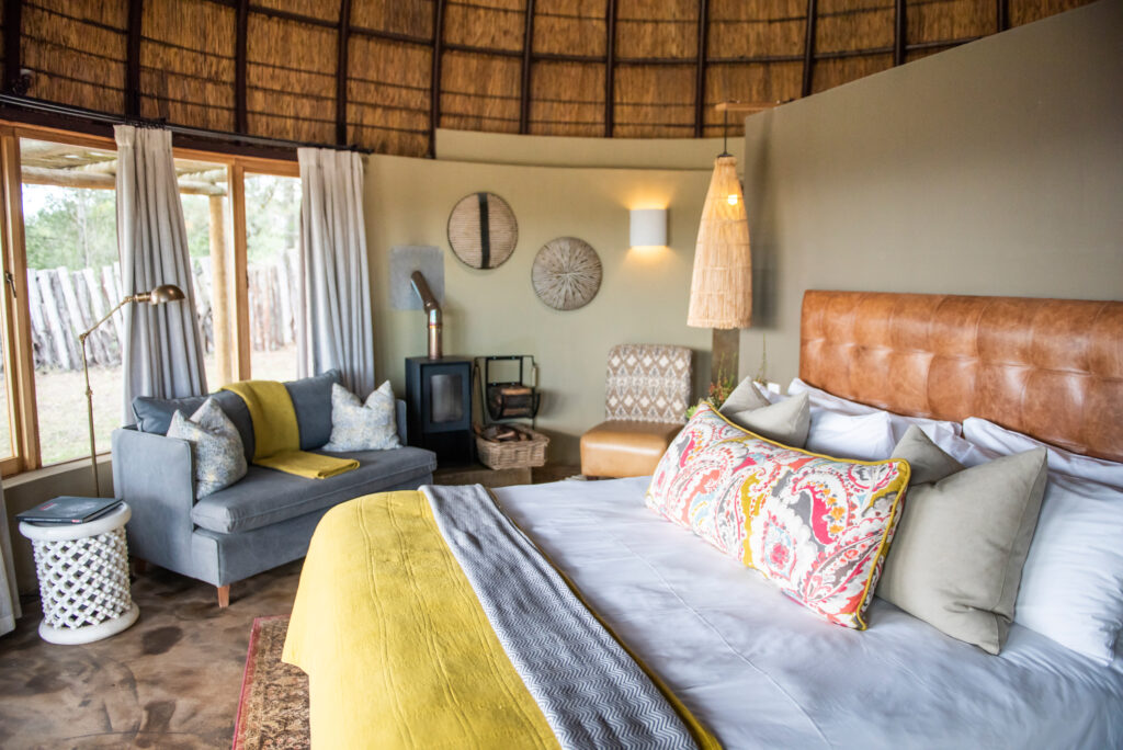 Double bed accommodation at Gondwana Kwena Lodge