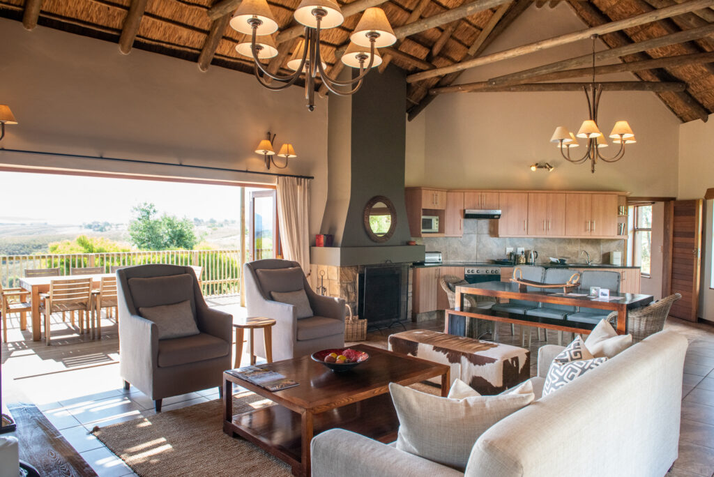 Accommodation living area at Gondwana Kwena Lodge