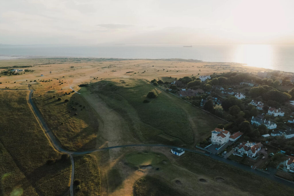 Aerial view of Gullane Golf Club - No. 2 Course