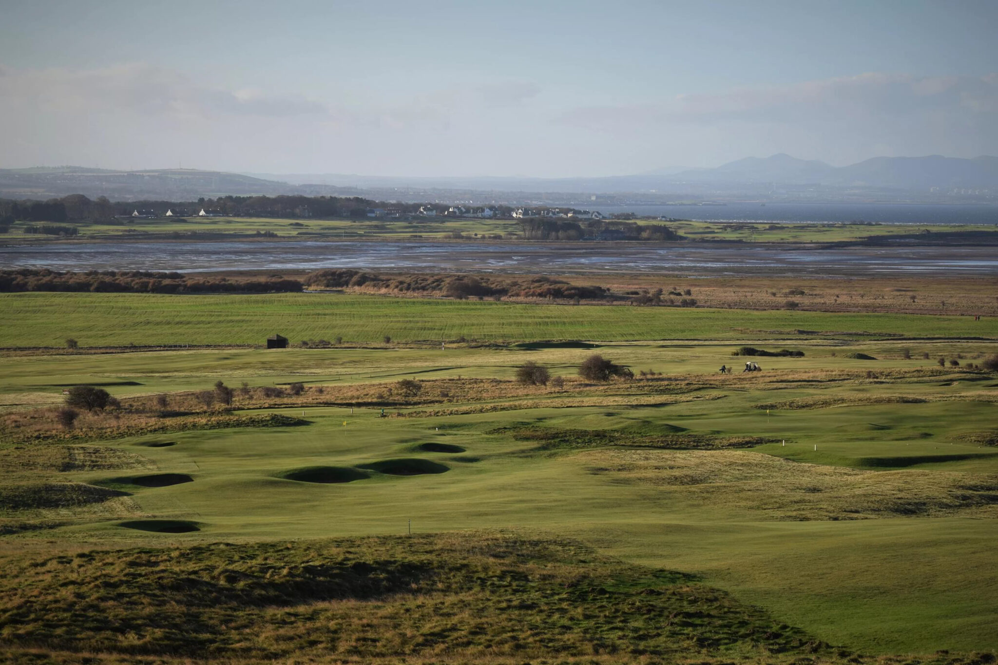 Aerial view of Gullane Golf Club – No. 3 Course