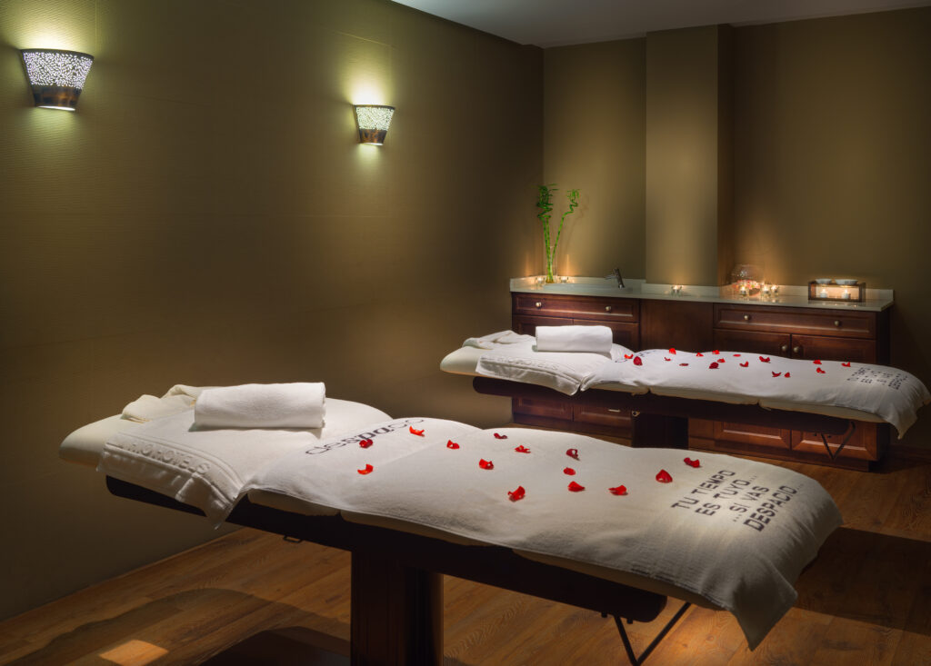 Spa beds at H10 Imperial Tarraco