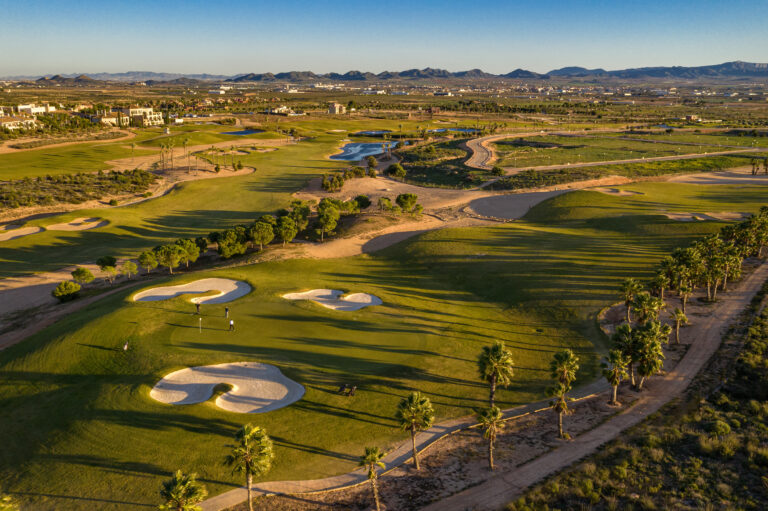 Aerial view of Hacienda del Alamo Golf Course