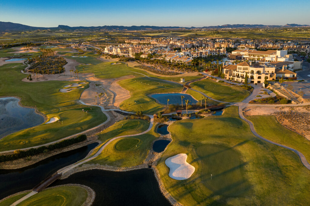 Aerial view of Hacienda del Alamo Golf Course