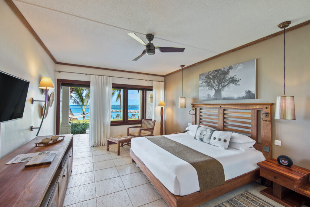 Double bed accommodation at Heritage Awali Golf and Spa Resort