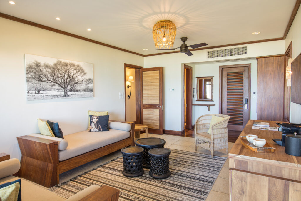 Accommodation living area at Heritage Awali Golf and Spa Resort