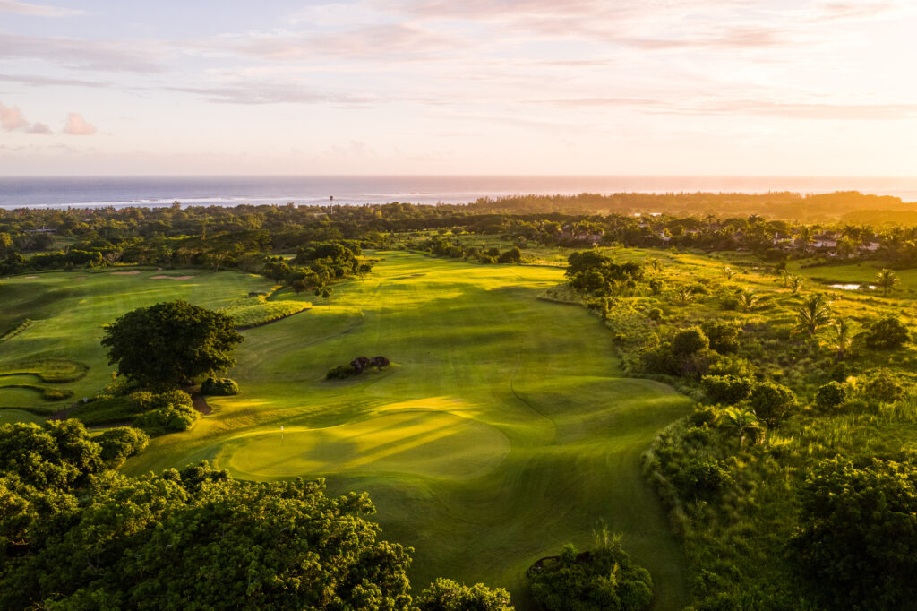 Aerial view of fairway at Heritage Golf Club - Le Chateau Course