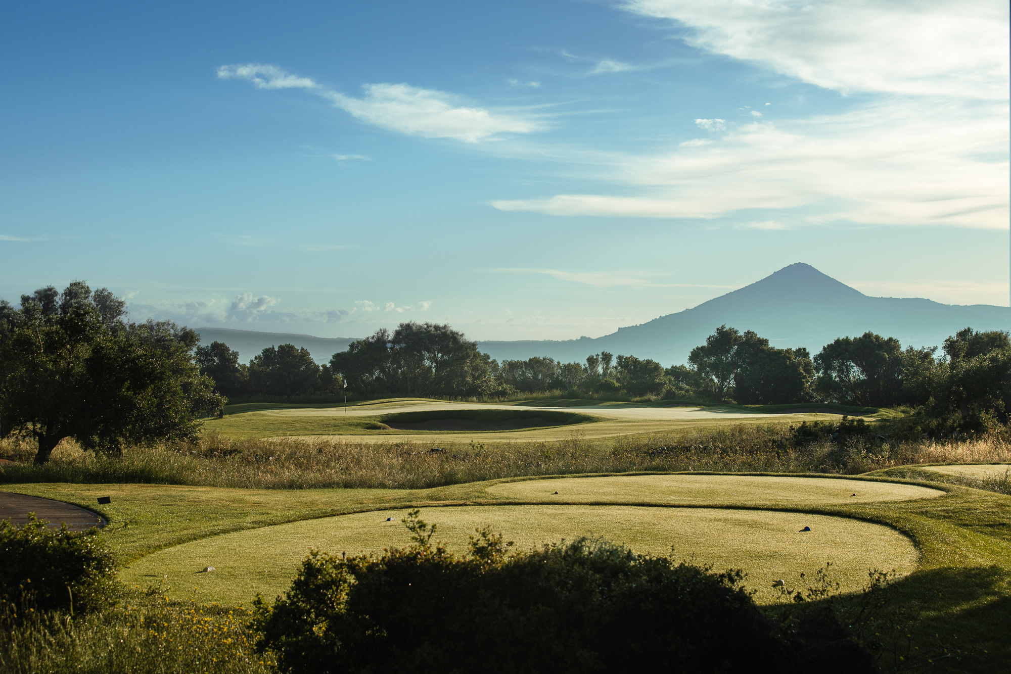 Mountain view of the Hills Course at Costa Navarino
