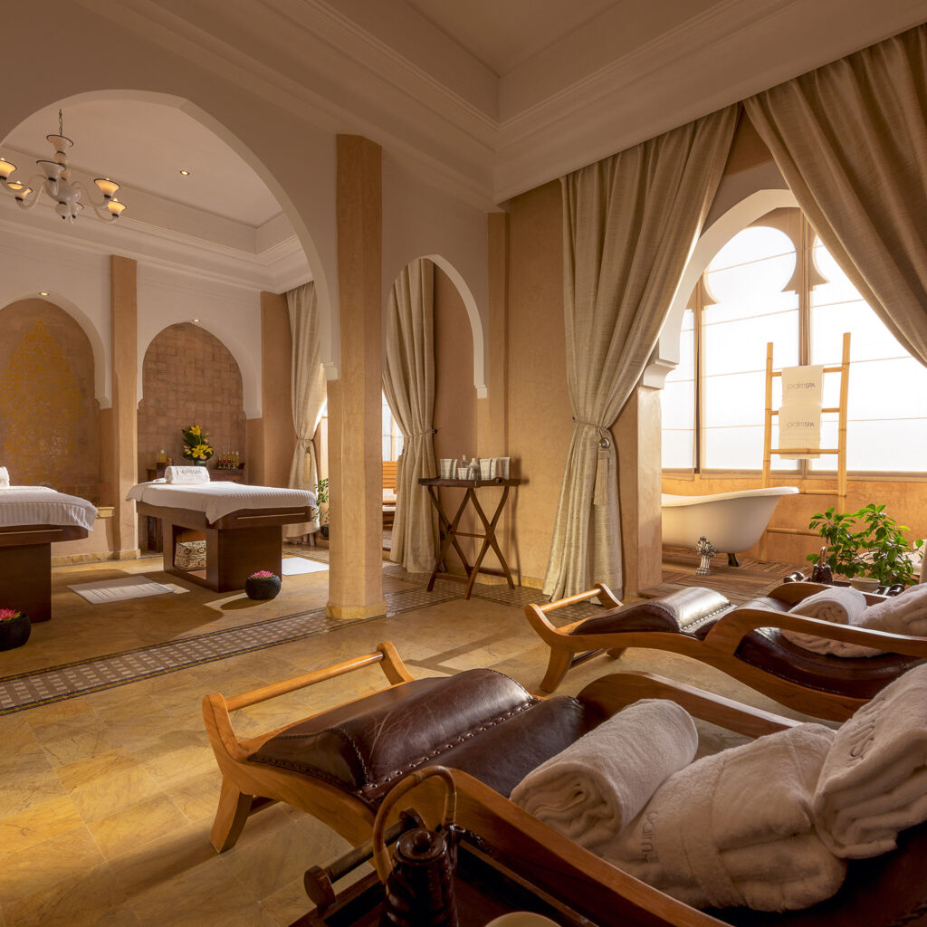 Spa facilities at Hotel du Golf Rotana