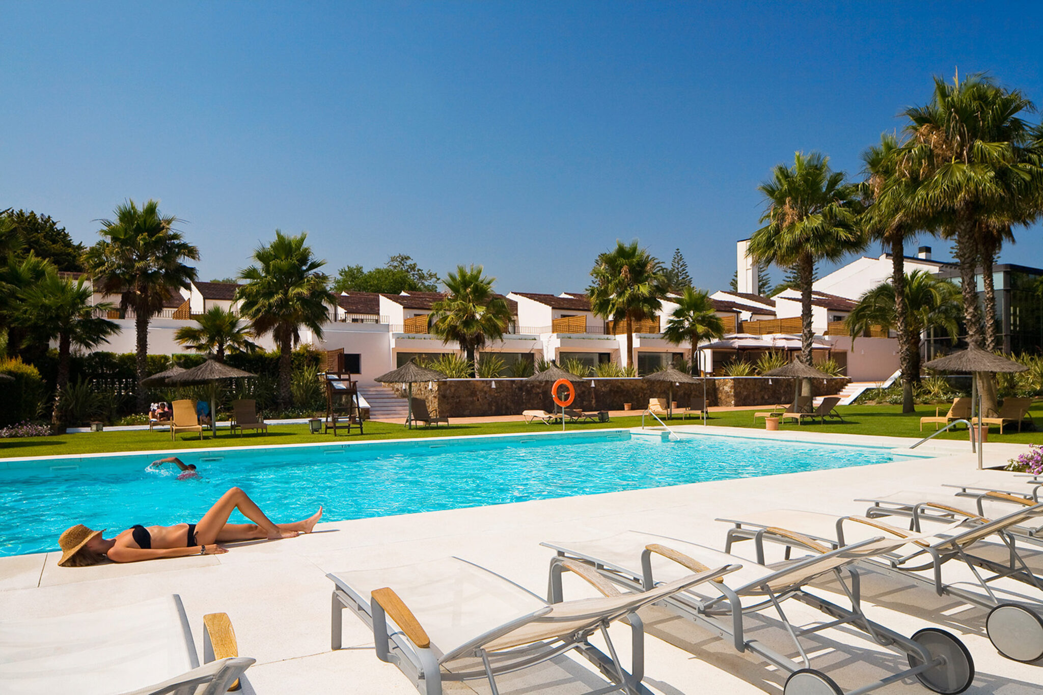 Outdoor pool at Hotel Encinar de Sotogrande