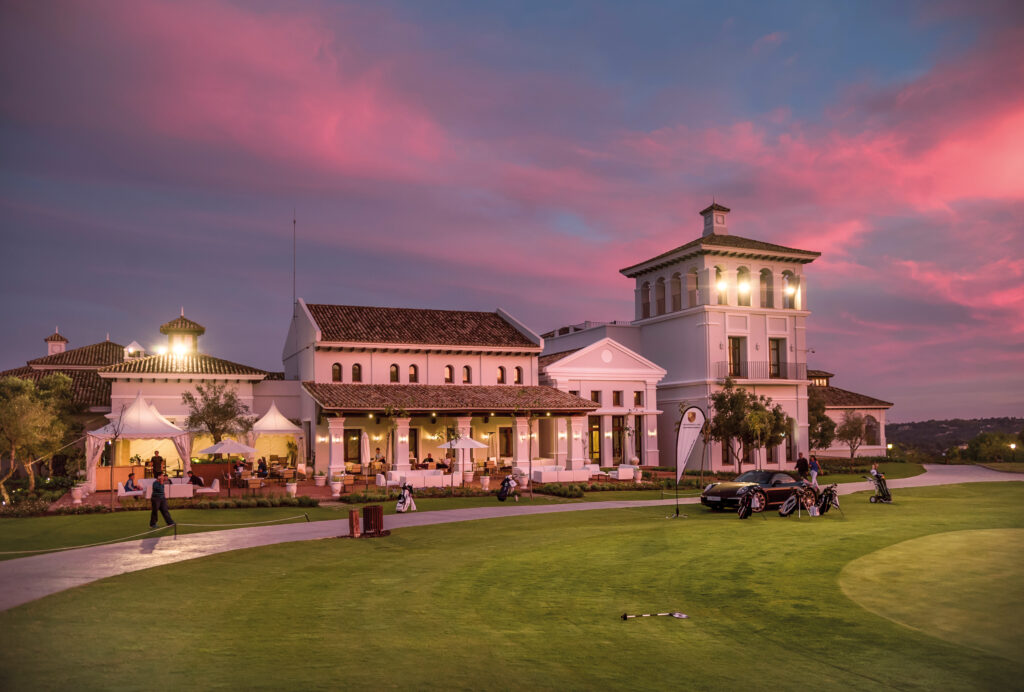 Exterior of the clubhouse at La Reserva golf course