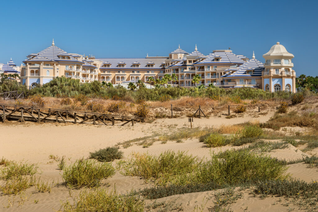 Beach outside Hotel Melia Isla Canela