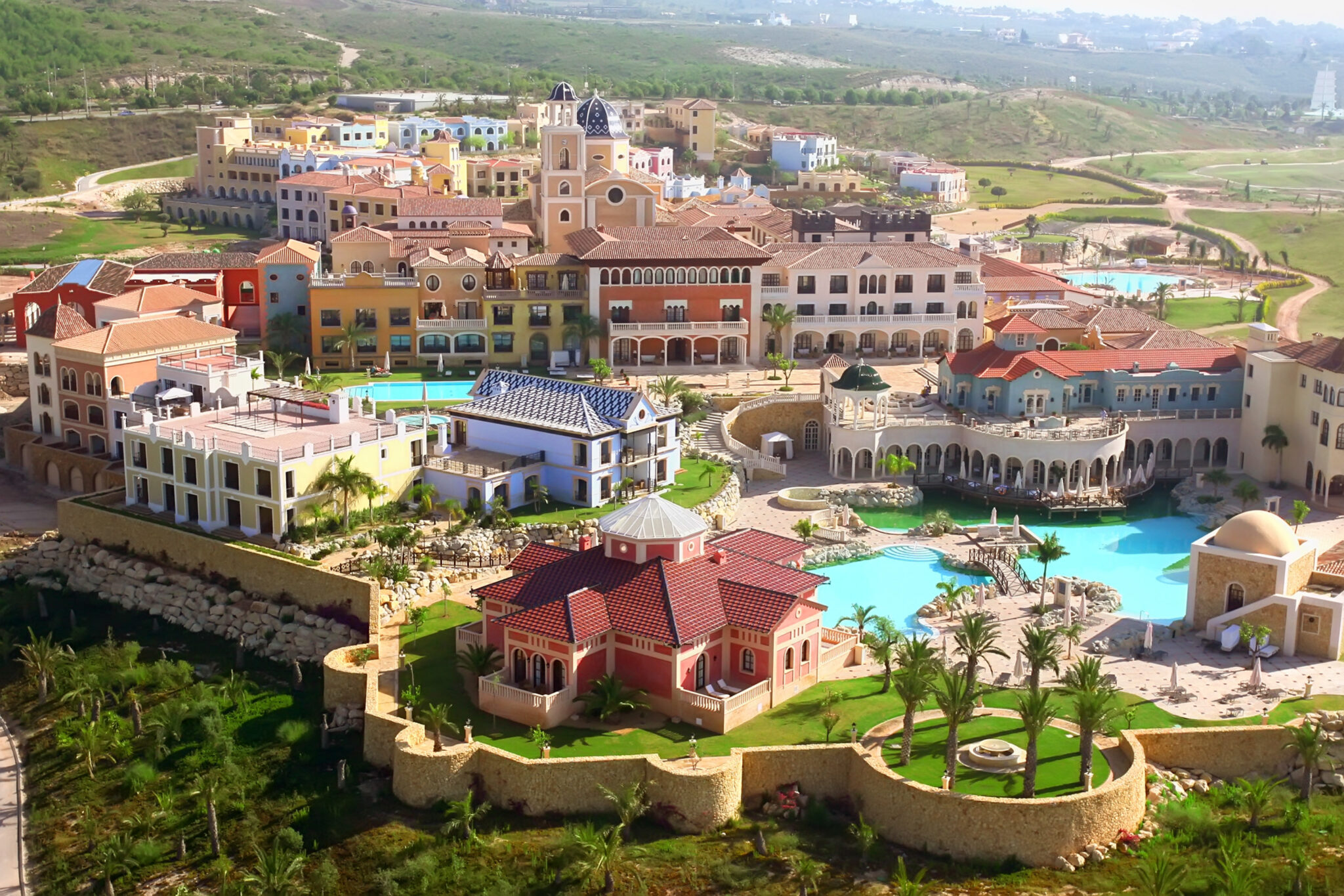 Aerial view of Hotel Melia Villaitana