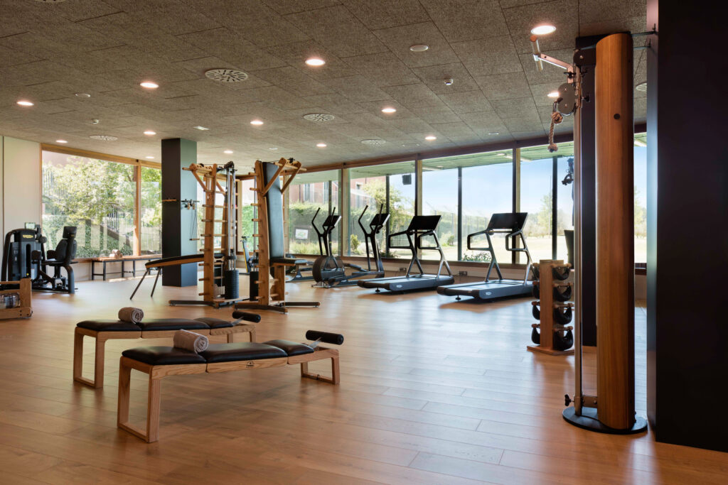 Gym facilities at Hotel Peralada