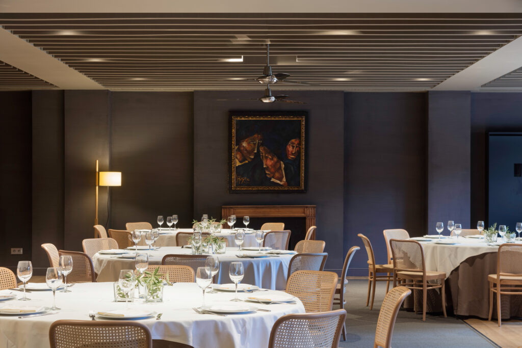 Indoor dining at Hotel Peralada