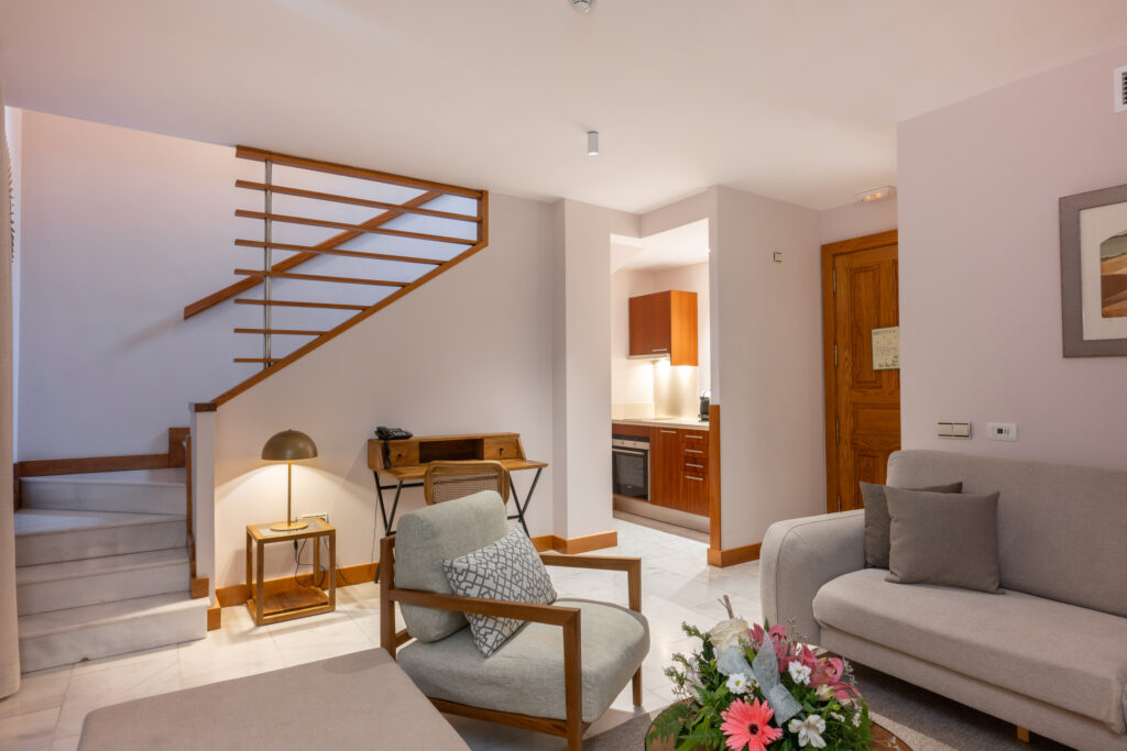 Hotel Villa Maria Suites open lounge space
