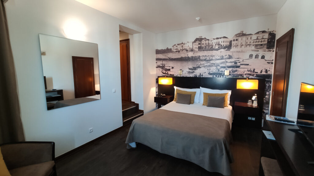 Double bed accommodation at Hotel Baia