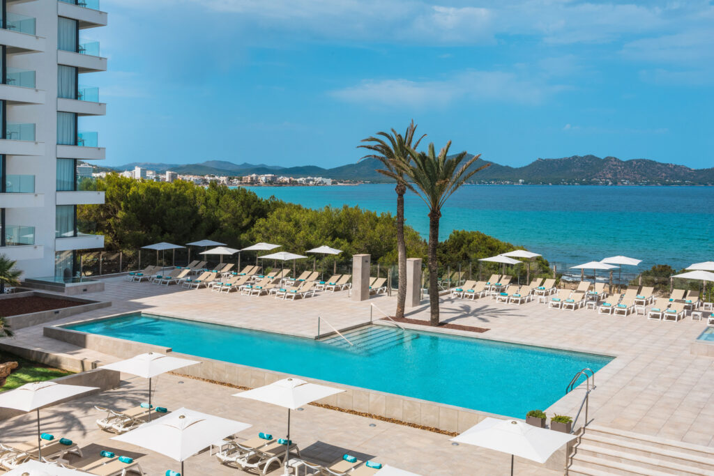 Outdoor pool at Iberostar Cala Millor