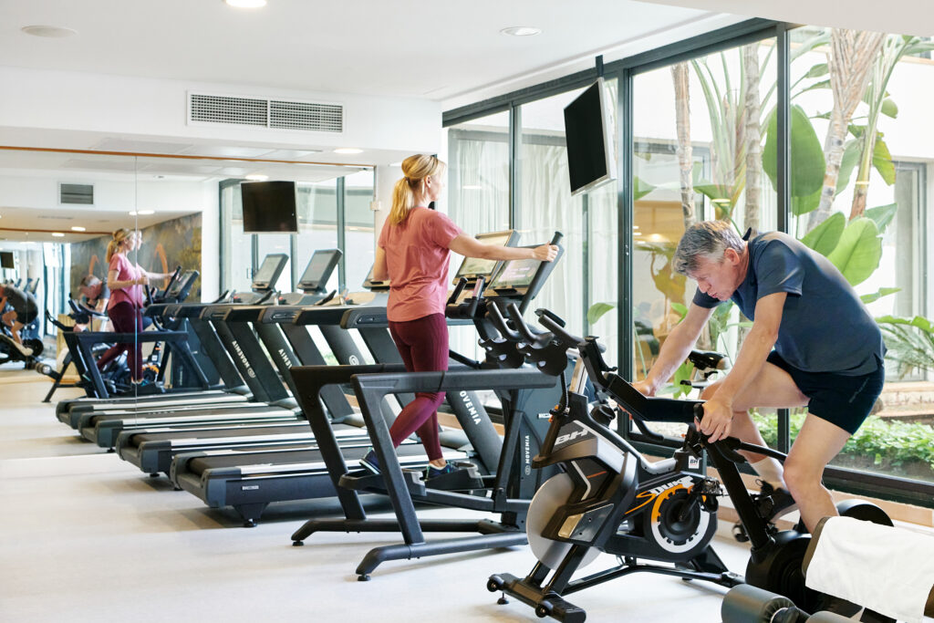 Gym facilities at Iberostar Cristina