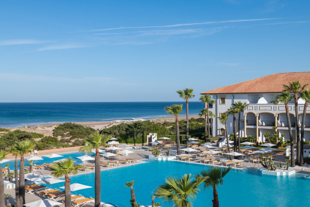 Exterior of Iberostar Selection Andalucia Playa with outdoor pool