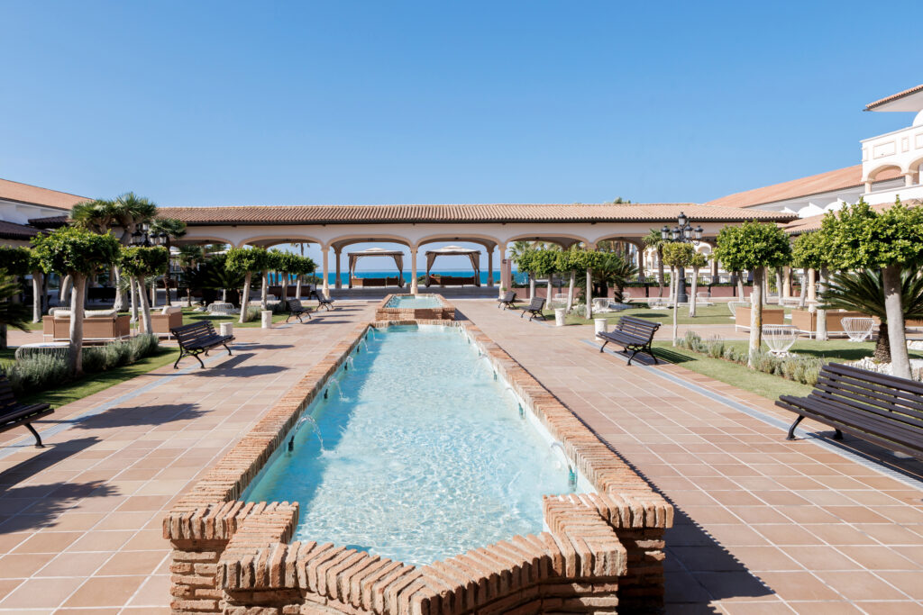 Water fountains at Iberostar Selection Andalucia Playa