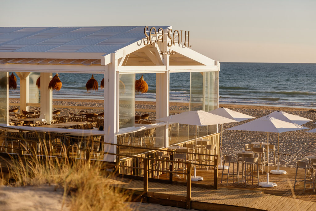 Outdoor dining on the beach at Iberostar Selection Andalucia Playa