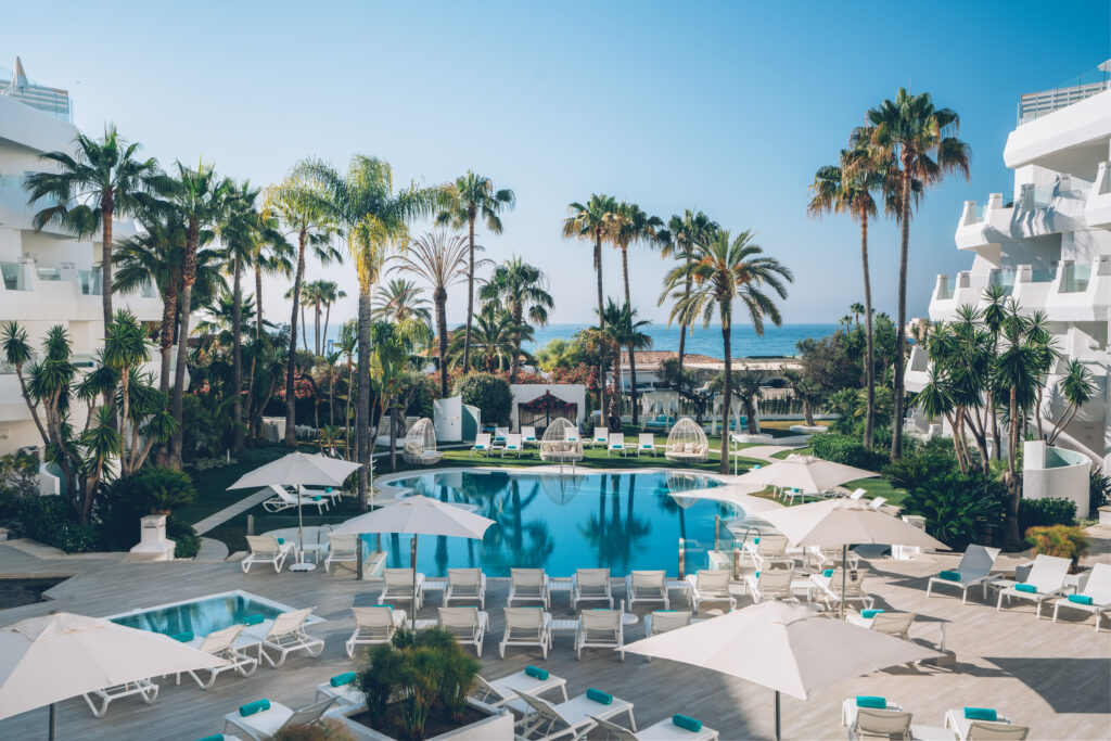 Outdoor pool at Iberostar Selection Marbella Coral Beach