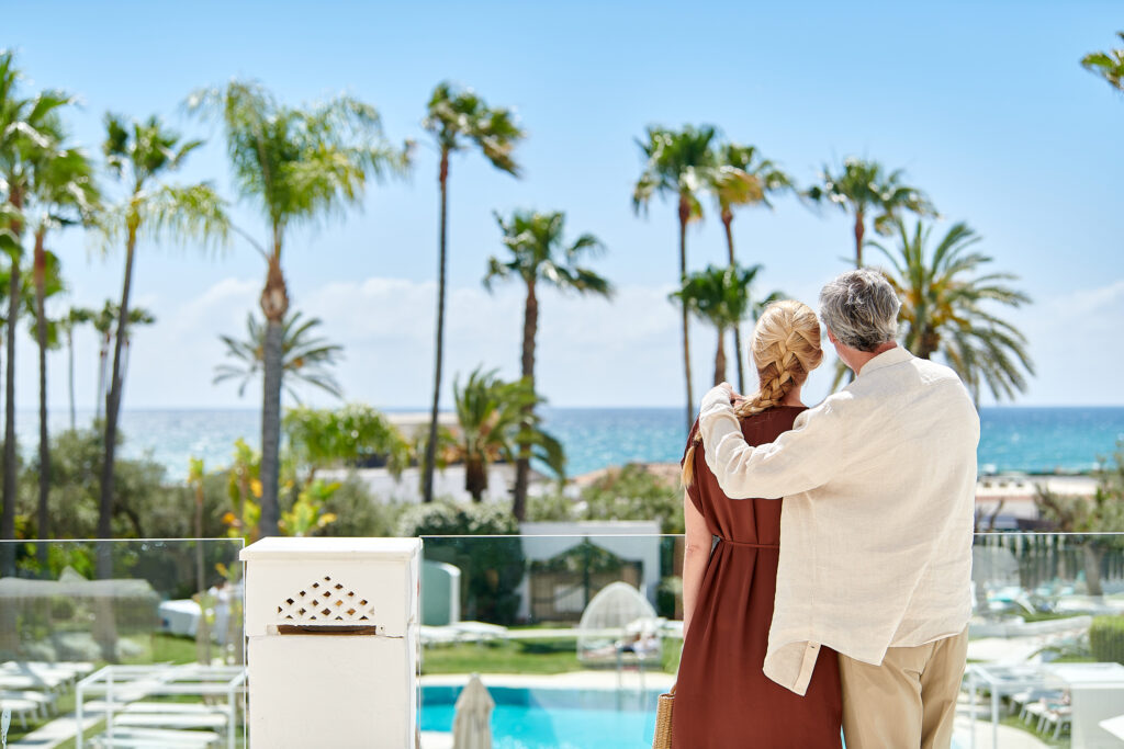 Couple enjoying the view at Iberostar Selection Marbella Coral Beach