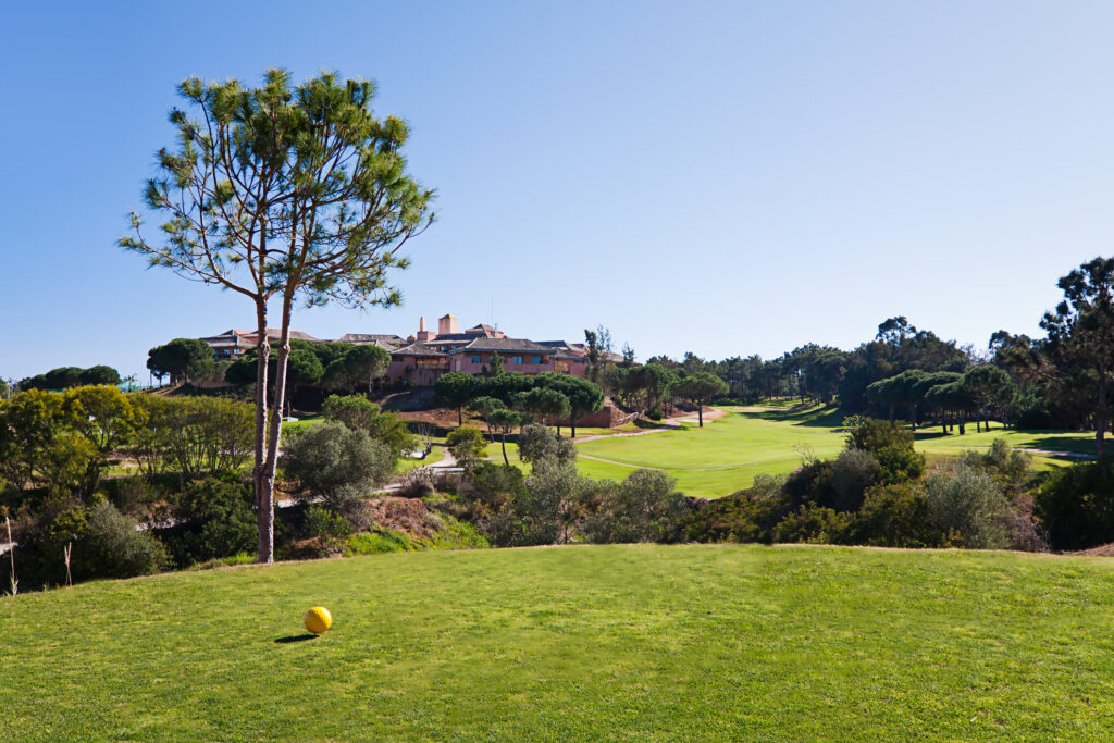 Golf on grass at Islantilla Golf Course overlooking the fairway