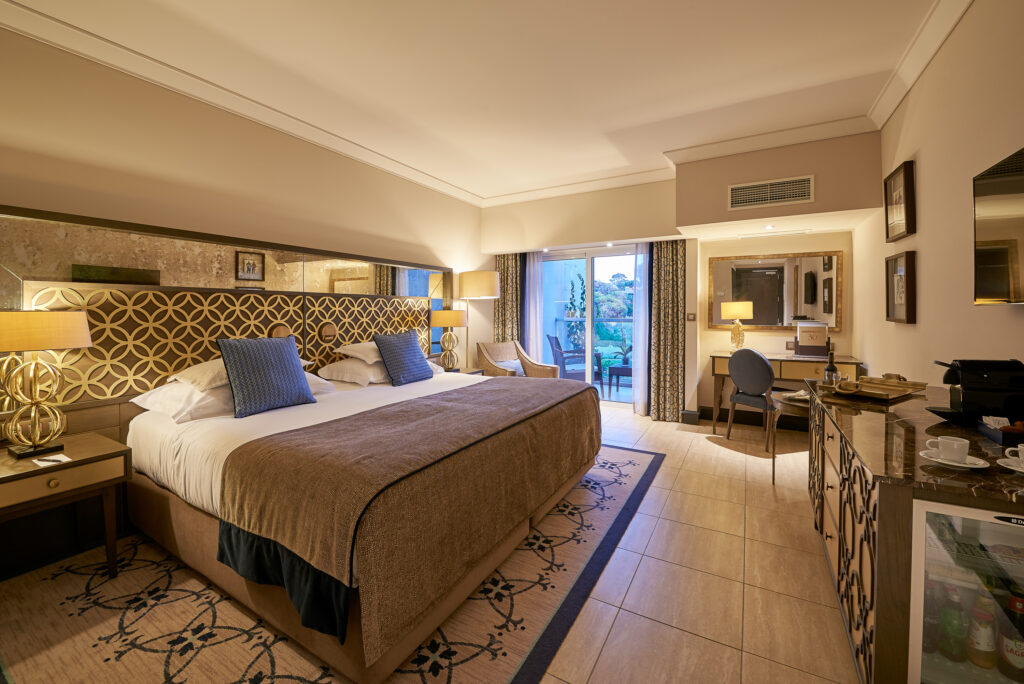 Double bed accommodation at Hotel Dona Filipa