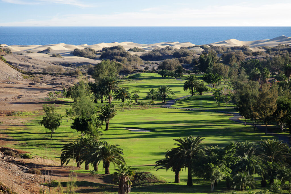 Aerial view of Campo de Golf de Maspalomas