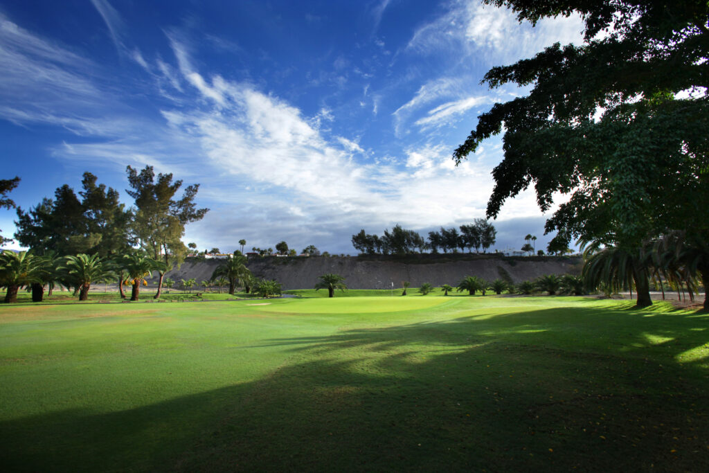 Fairway with trees around at Campo de Golf de Maspalomas