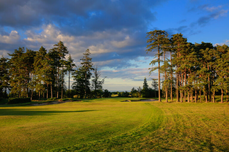 Fairway at The Dukes Course with trees around