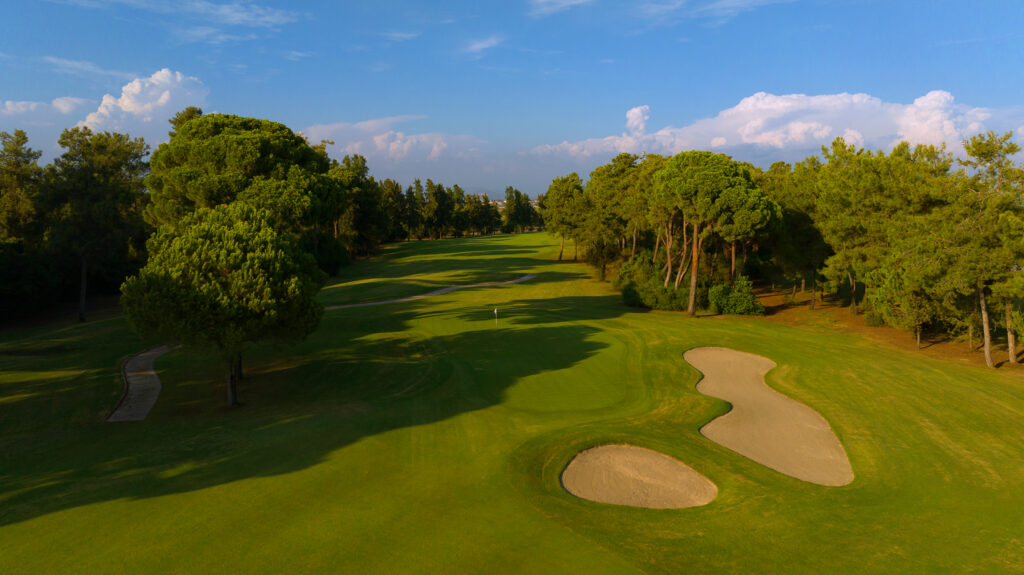 Fairway with bunkers and trees around at Gloria - New Golf Course