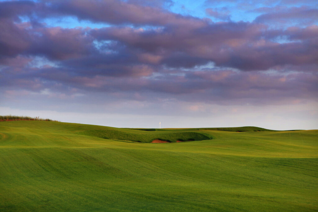 Fairway with bunker at Mazagan Golf Course