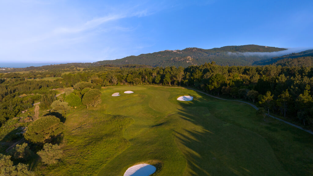 Aerial view of the fairway at Penha Longa Atlantic Course