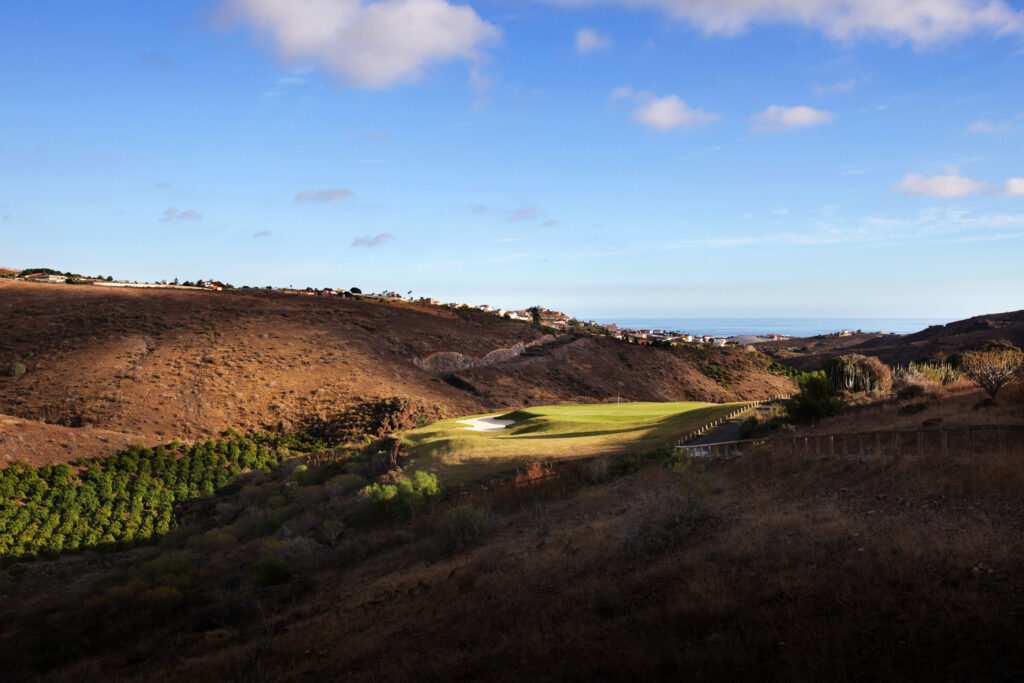 Aerial view of Salobre Golf - New Course with hillsides