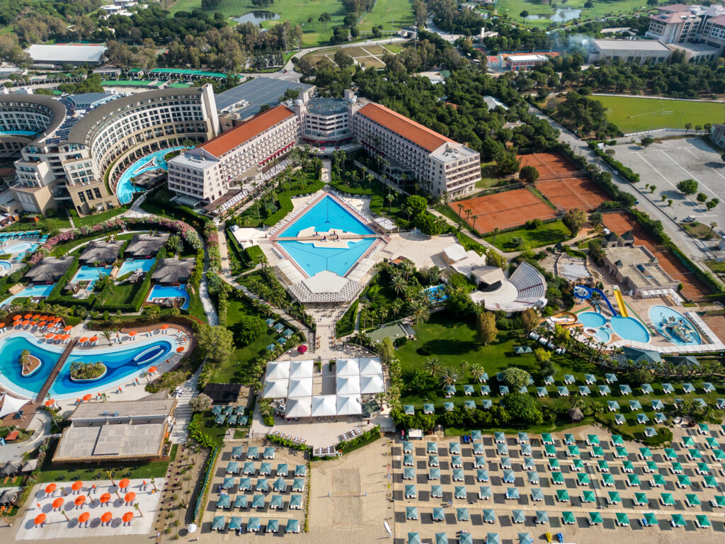 Aerial view of Kaya Belek Hotel