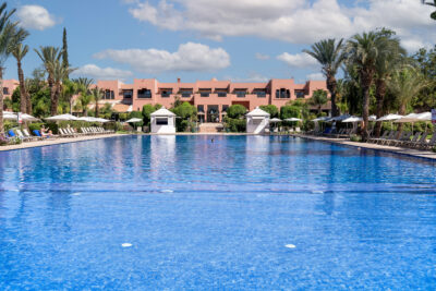 Outdoor pool at Kenzi Menara Palace Hotel