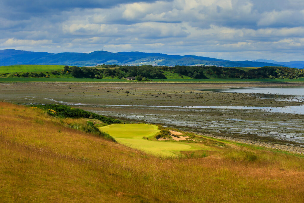 Fairway with beach view at Castle Stuart Golf Links