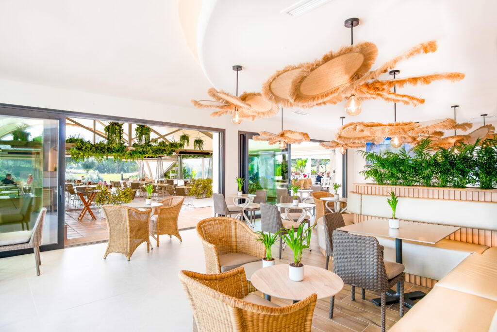 Indoor dining at La Cala Golf Resort