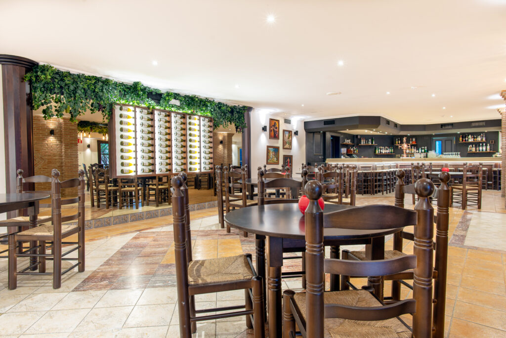 Indoor bar at La Cala Golf Resort