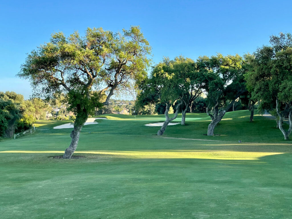 Trees on fairway at La Canada Golf Course