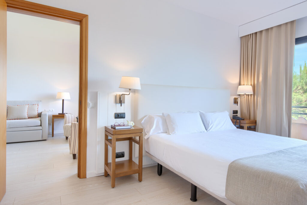 Double bed accommodation at La Costa Golf & Beach Resort