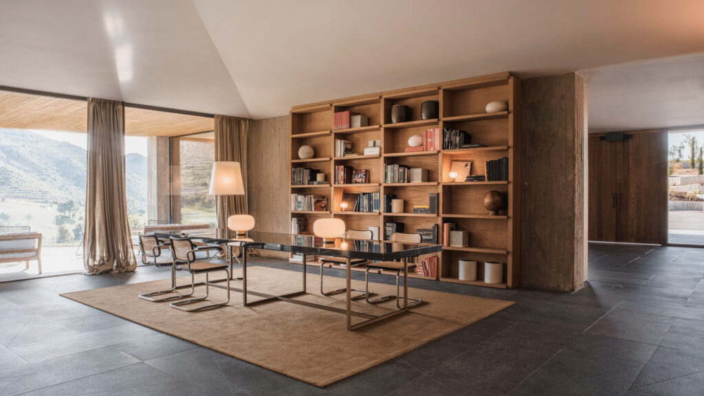 Indoor seating area at La Galiana Golf Resort